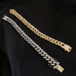 Браслет SAZ Studio Cuban Weave Bracelet Instructed by Cubic Zirconia