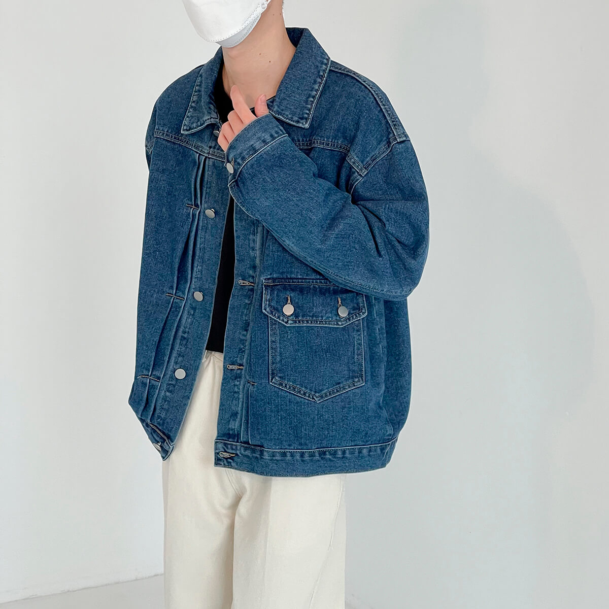 Куртка DAZO Studio Denim Jacket Asymmetrical Design (1)
