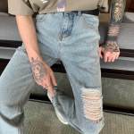Джинсы Cui Layout Studio Jeans Custom Ripped Trim (4)