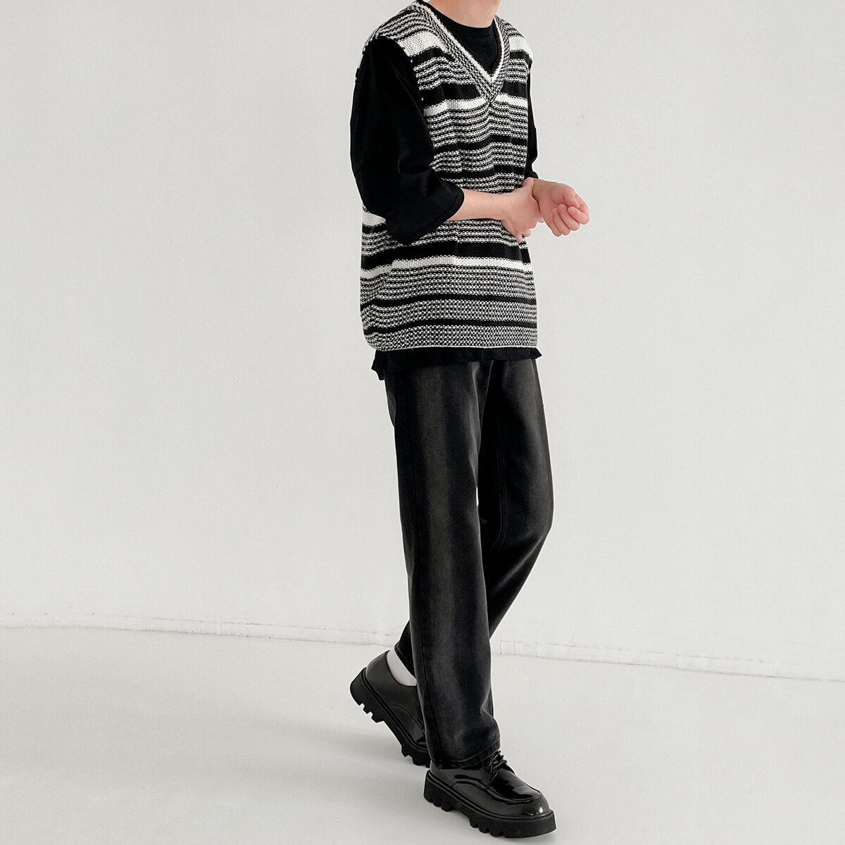 Жилет DAZO Studio Striped Knit Vest (5)