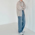 Рубашка DAZO Studio Long Sleeve Striped Shirt (10)