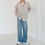Рубашка DAZO Studio Long Sleeve Striped Shirt (9)