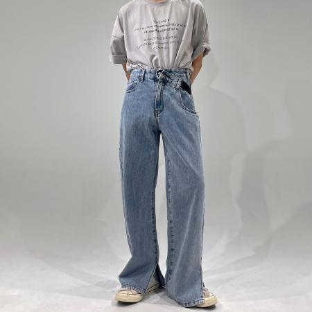 Джинсы GB Studio Jeans Flare Split Beveled Waist (1)