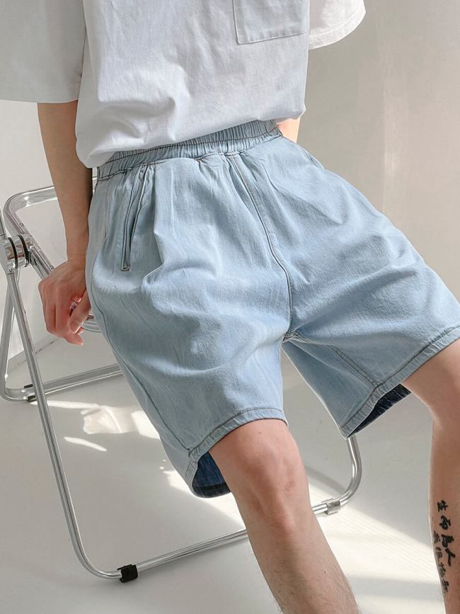 Шорты DAZO Studio Thin Elastic Denim Shorts (1)