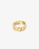 Кольцо SAZ Studio Combined Knit Ring Gold