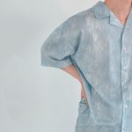 Рубашка DAZO Studio Silk Shirt Brush Strokes Pattern (2)