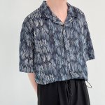 Рубашка DAZO Studio Silk Shirt Brush Strokes Pattern (9)