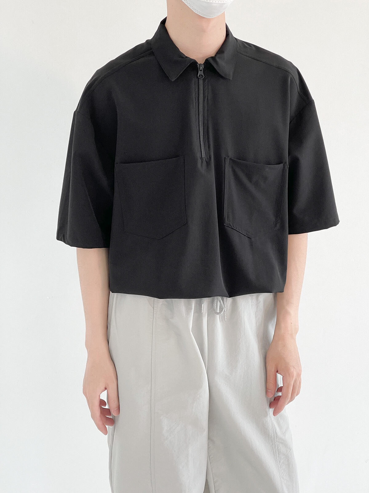 Рубашка DAZO Studio Zipper Shirt Two Front Pockets (1)