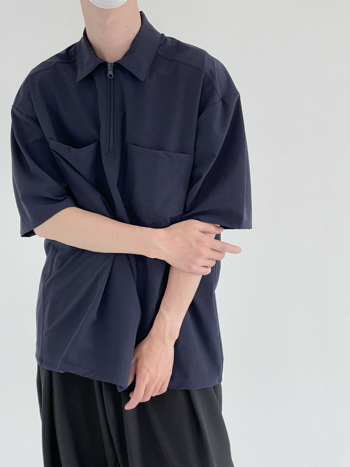 Рубашка DAZO Studio Zipper Shirt Two Front Pockets (7)