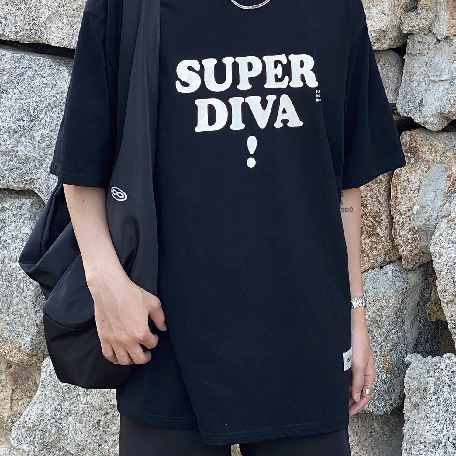 Футболка 19 Studio Super Diva T-shirt Print (2)