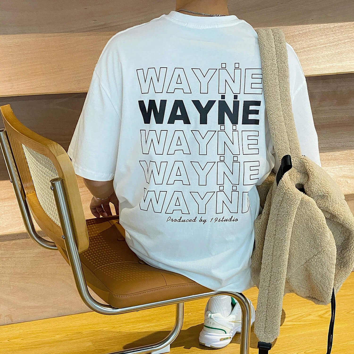 Футболка 19 Studio Wayne Logo T-shirt Print (1)