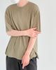 Футболка DAZO Studio Pleated Stretch T-Shirt Vertical Texture (12)