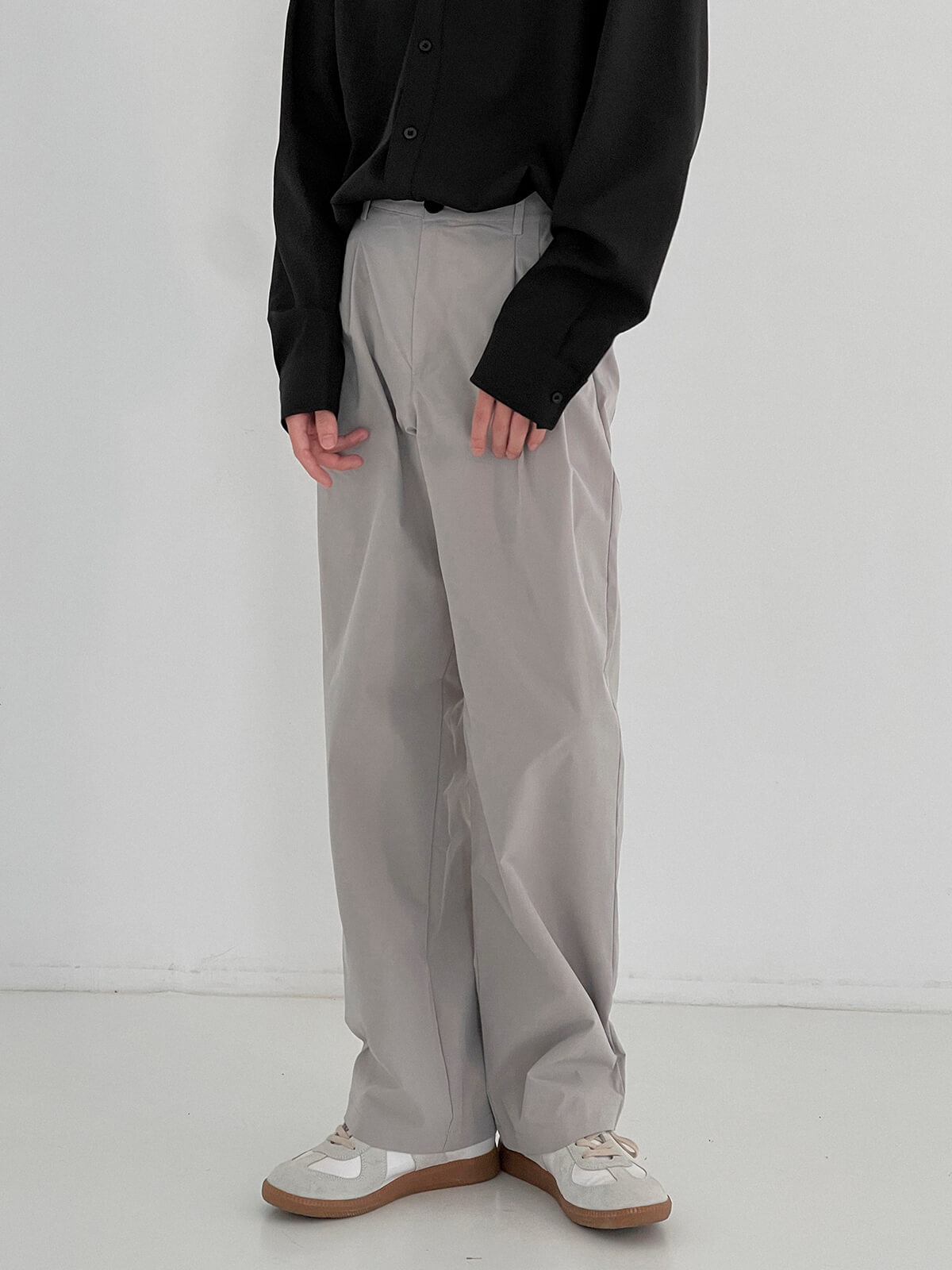 Брюки DAZO Studio Straight Solid Color Pants Elastic Waist (11)
