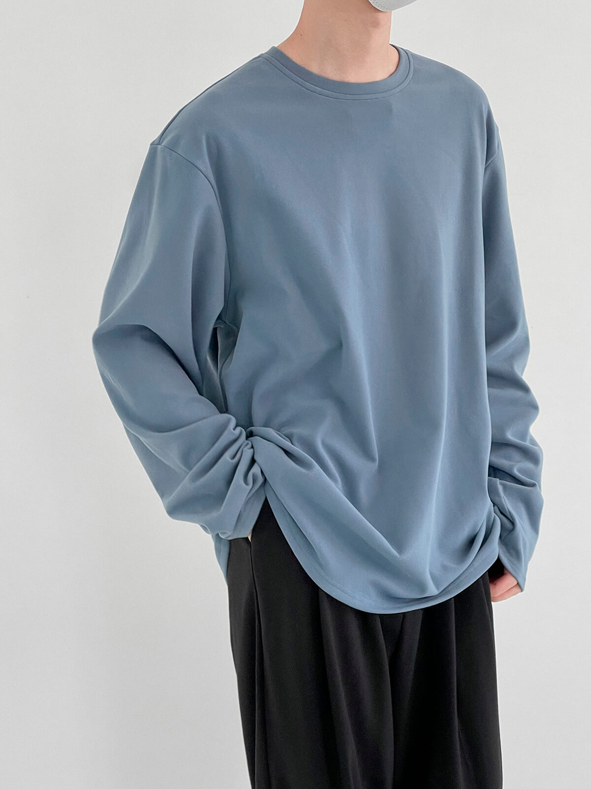 Лонгслив DAZO Studio Solid Colored Fleece Long Sleeve (1)