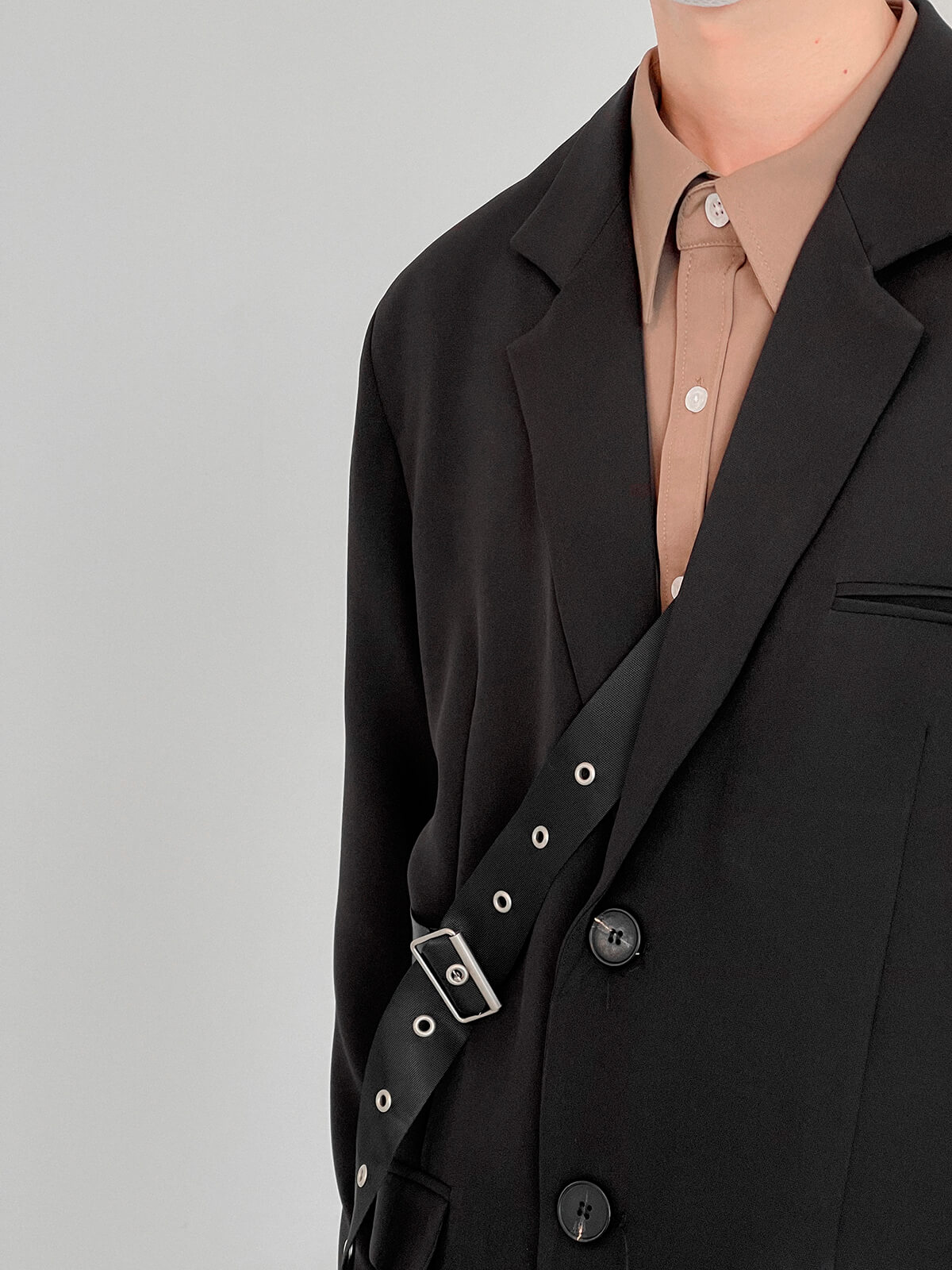 Блейзер DAZO Studio Blazer With Leather Belt (4)