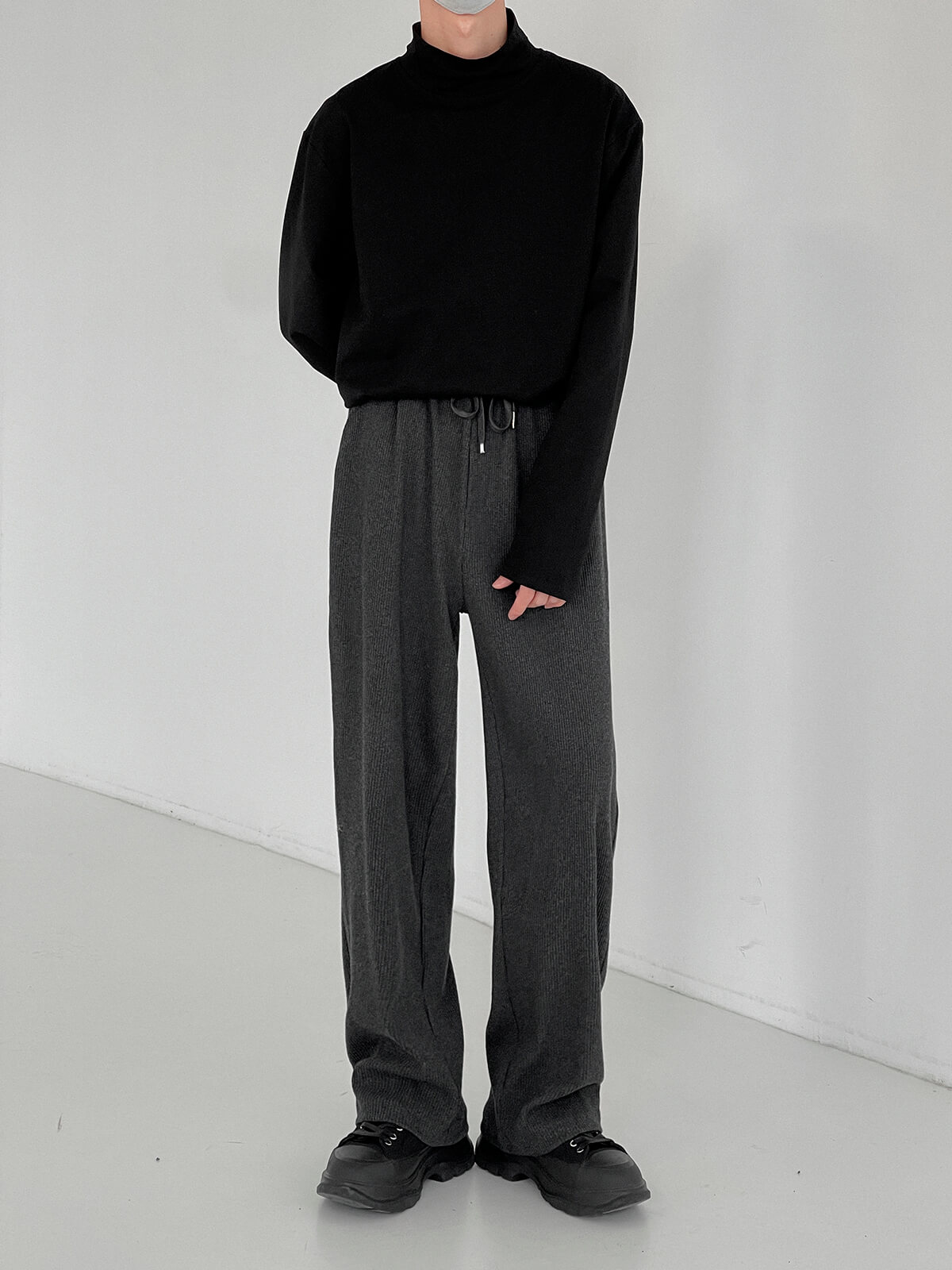 Брюки DAZO Studio Wool Pleated Pants (1)