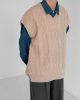 Жилет DAZO Studio Knitted Vest V-Neck Aran Pattern (3)