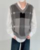 Жилет DAZO Studio Knitted Vest V-Neck Square Pattern (5)