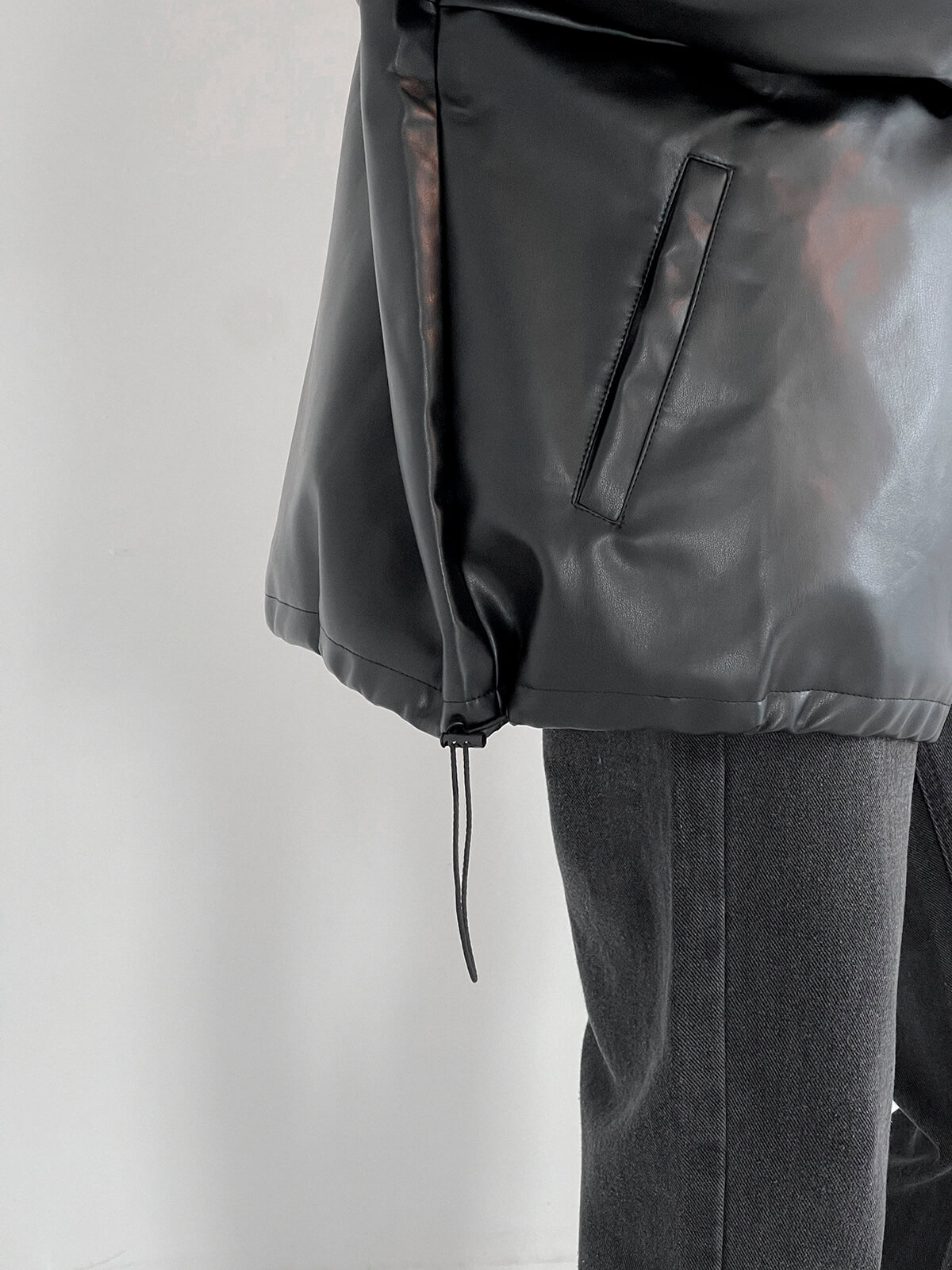 Куртка DAZO Studio Functional Faux Leather Jacket (7)