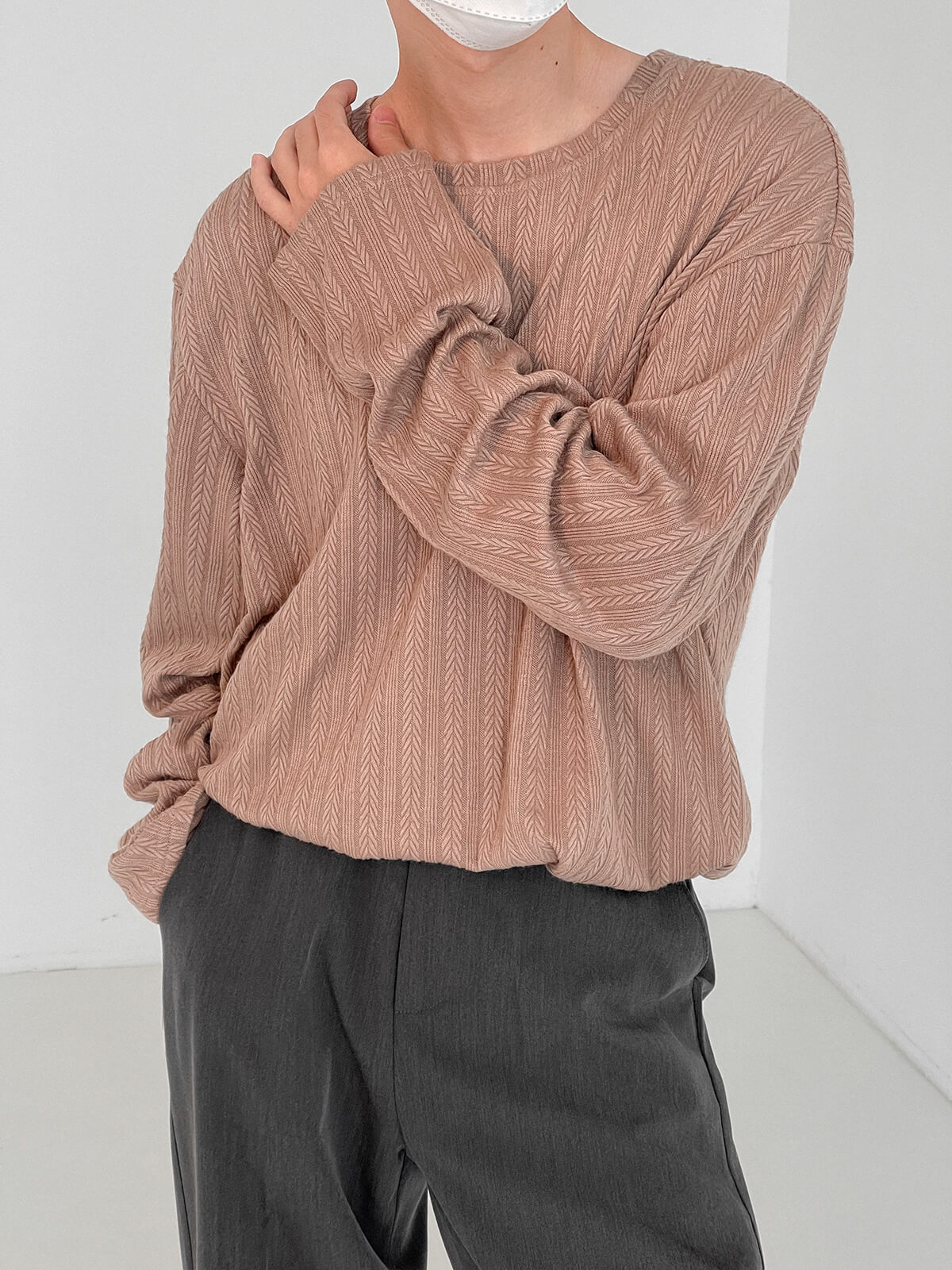 Лонгслив DAZO Studio Longsleeve Special Knitted Texture (1)