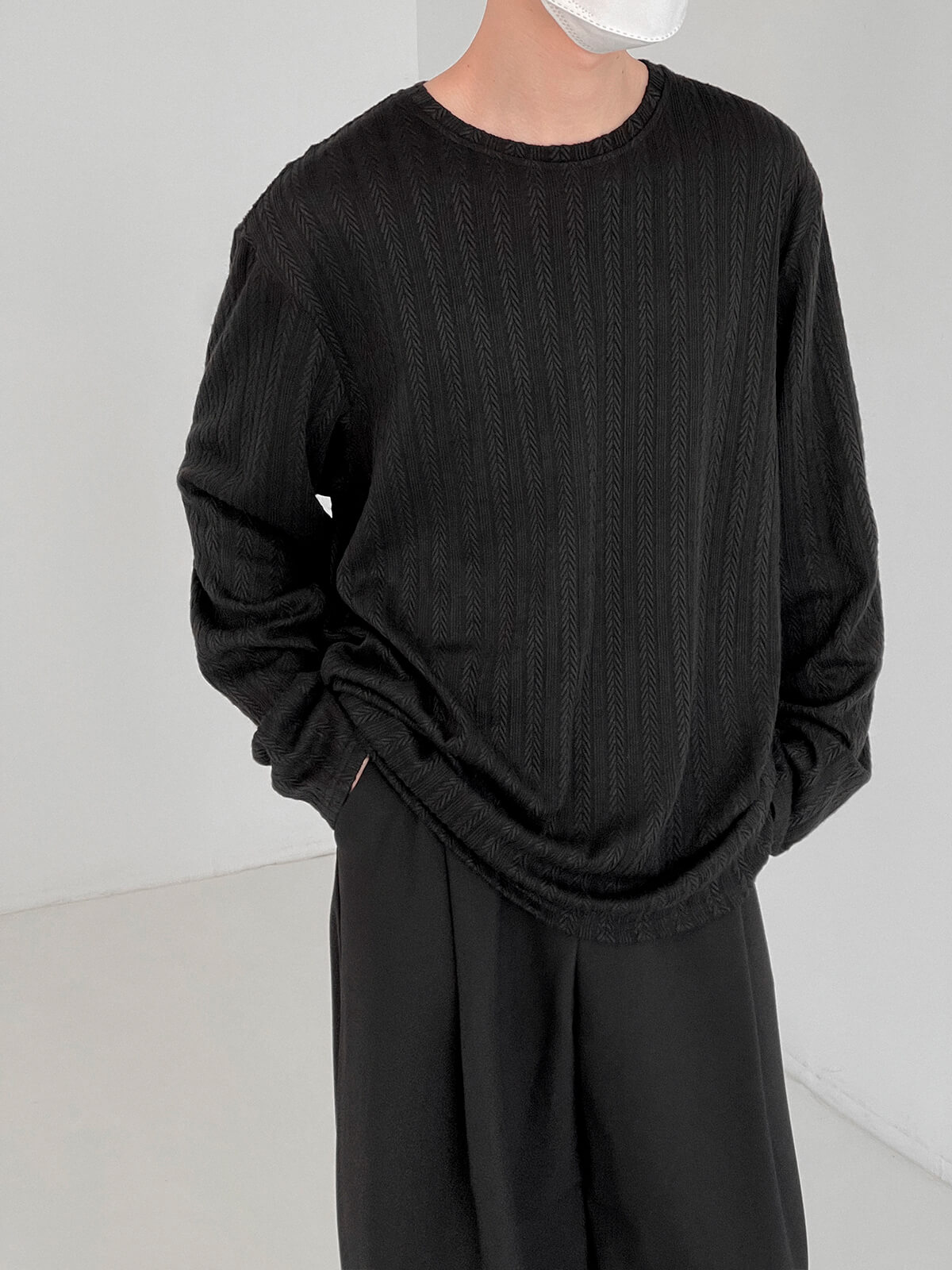 Лонгслив DAZO Studio Longsleeve Special Knitted Texture (11)