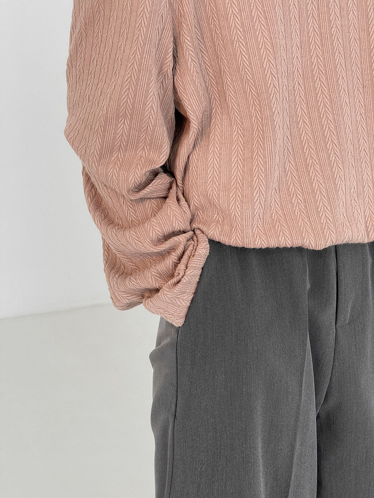 Лонгслив DAZO Studio Longsleeve Special Knitted Texture (5)