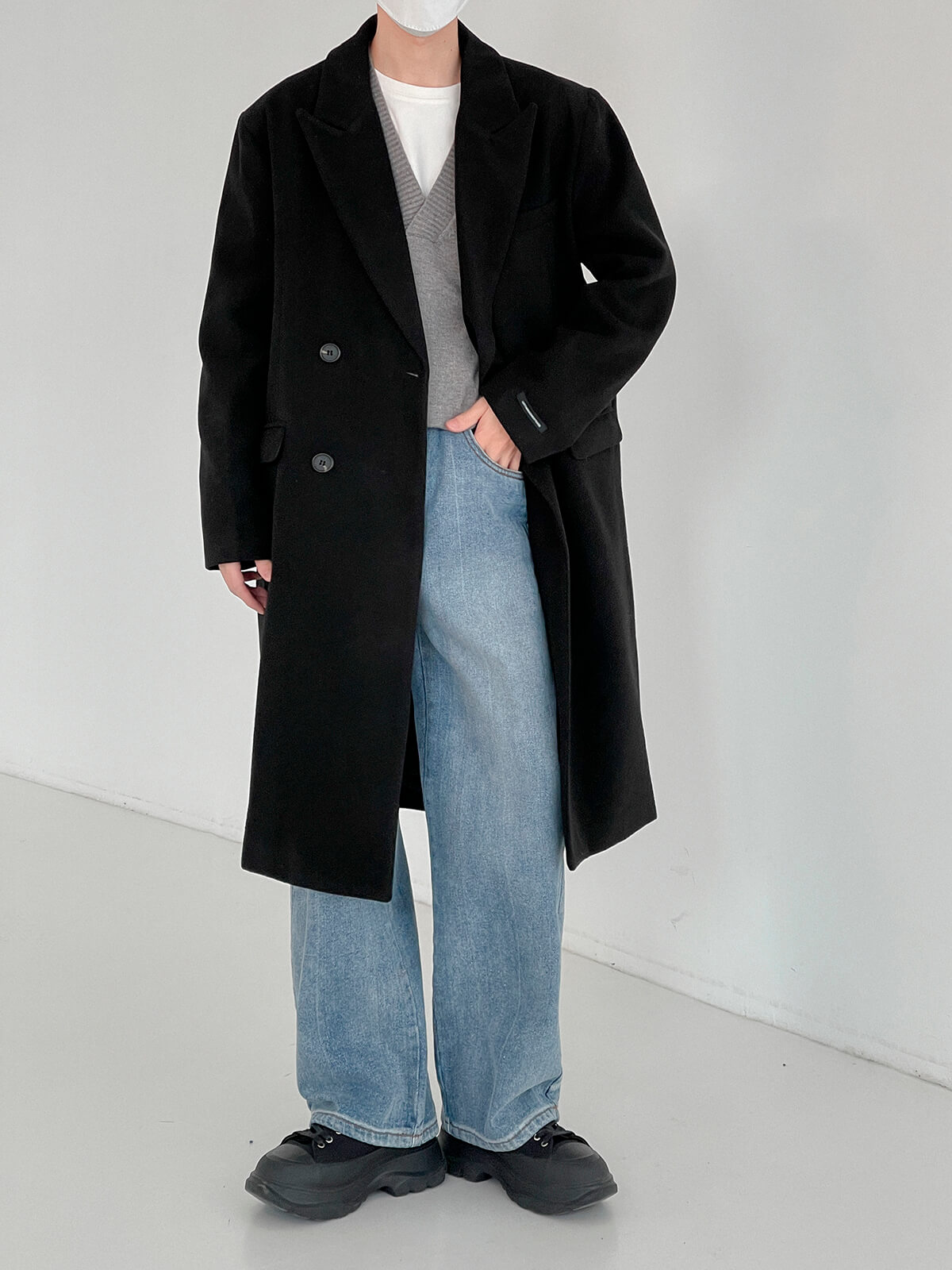 Пальто DAZO Studio Basic Medium Wool Coat (12)