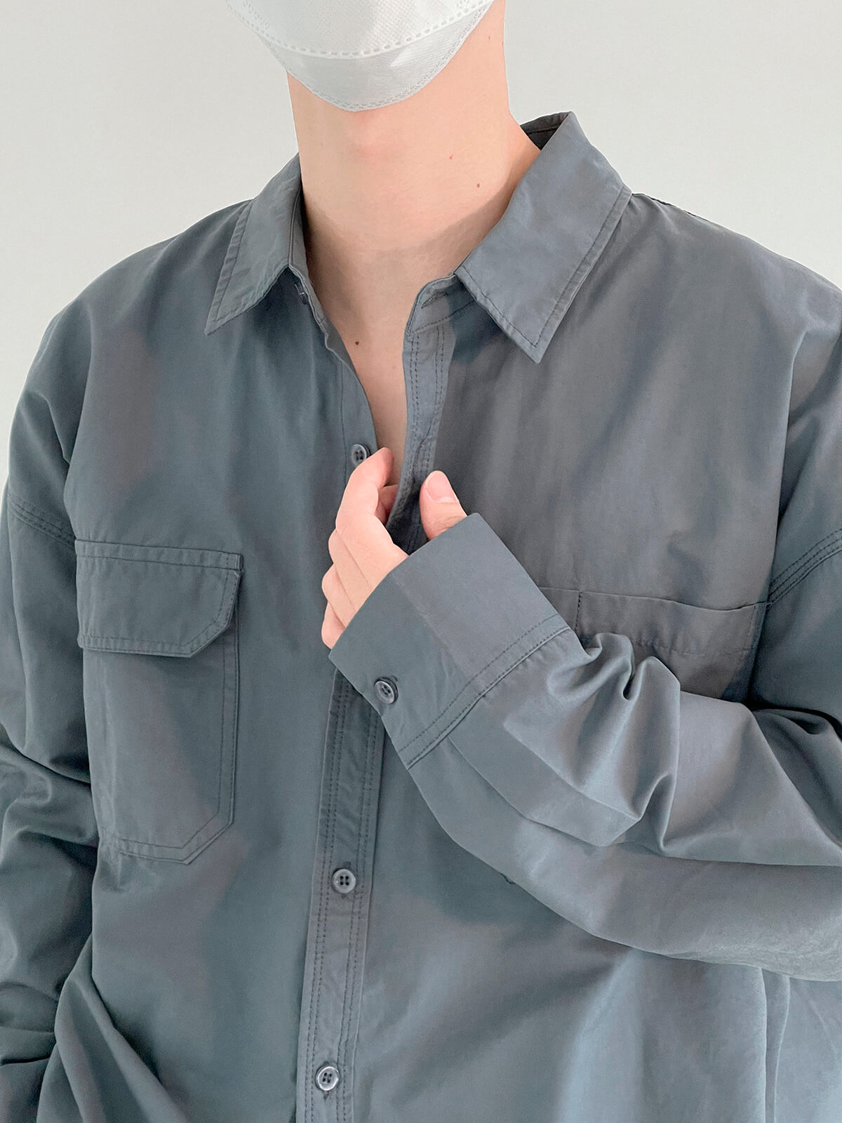 Рубашка DAZO Studio Asymmetrical Pocket Shirt (18)