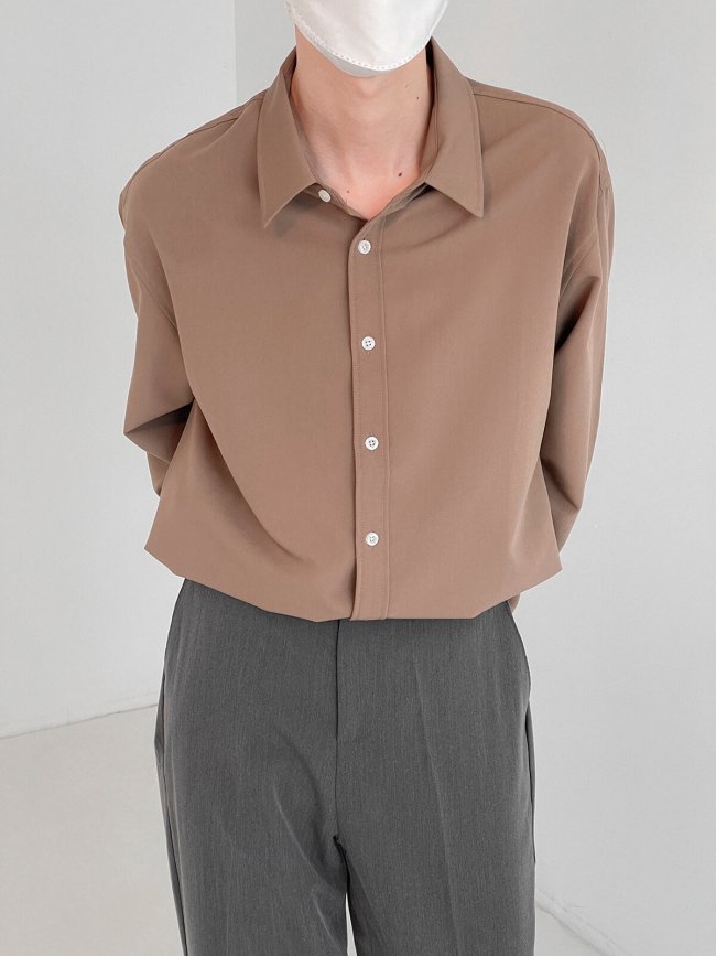 Рубашка DAZO Studio Basic Shirt Windy Weave (1)