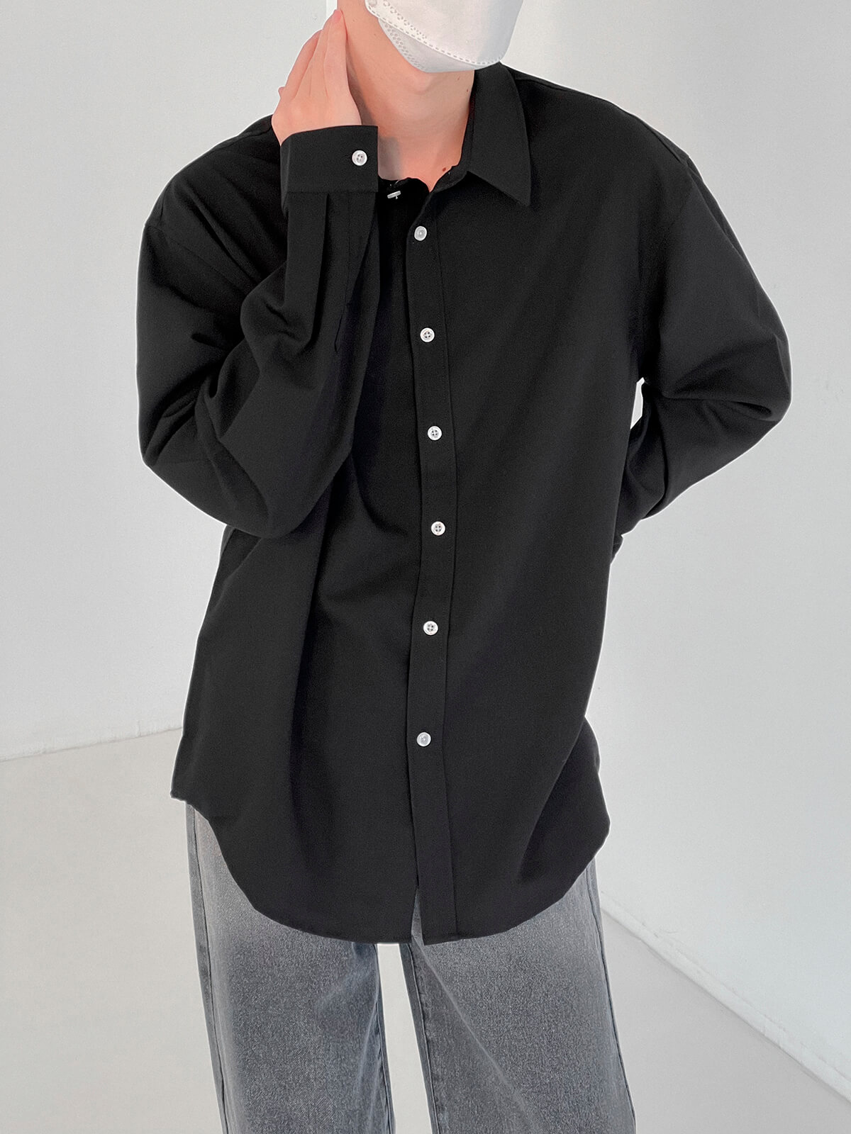 Рубашка DAZO Studio Basic Shirt Windy Weave (7)