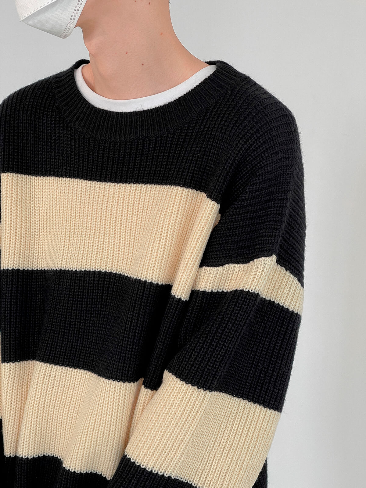 Свитер DAZO Studio Elastic Sweater Wide Stripe (4)