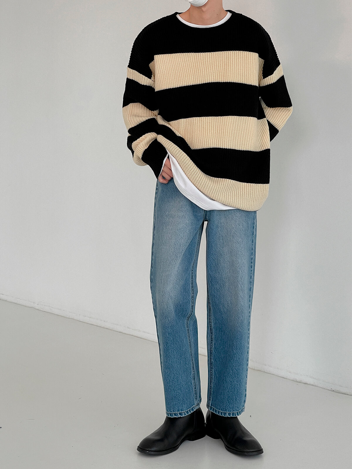 Свитер DAZO Studio Elastic Sweater Wide Stripe (5)