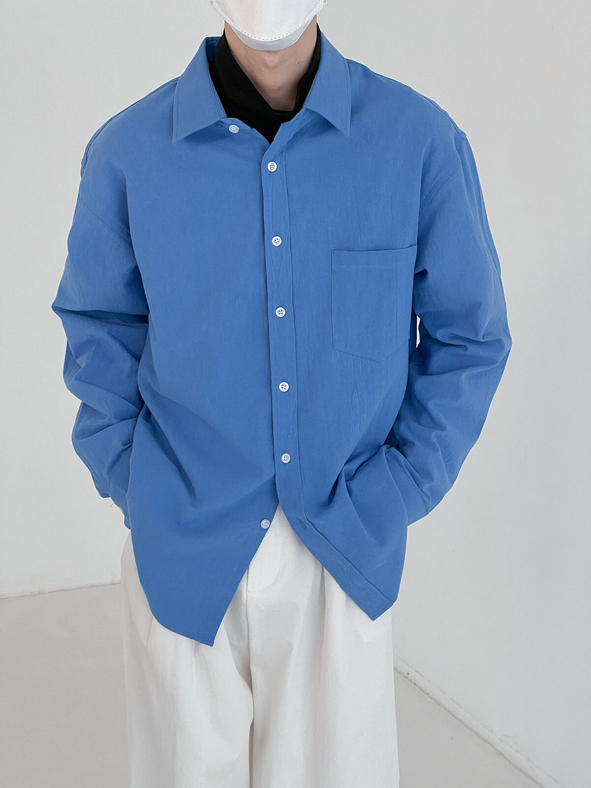 Рубашка DAZO Studio Basic Shirt Contrast Shades (6)