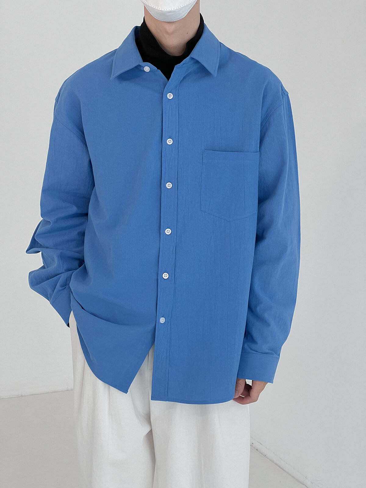 Рубашка DAZO Studio Basic Shirt Contrast Shades (7)