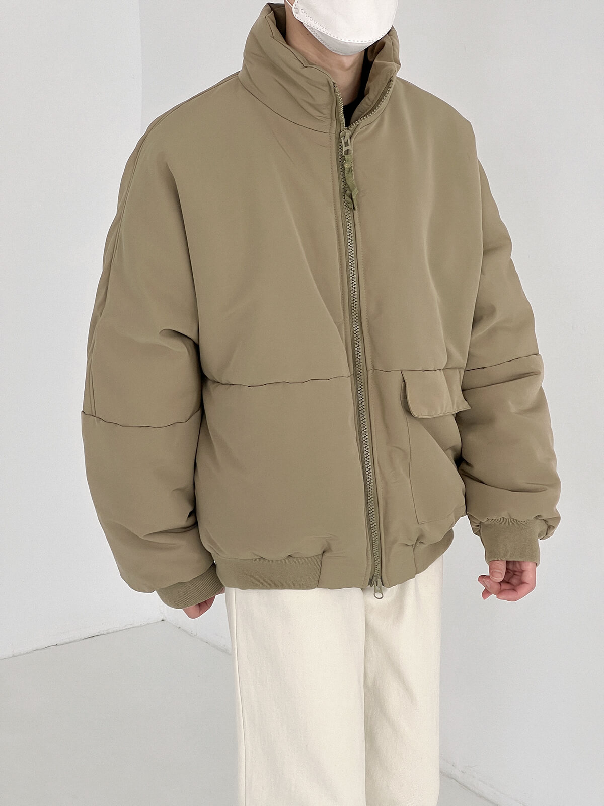 Куртка DAZO Studio Padded Jacket Stand Collar (2)