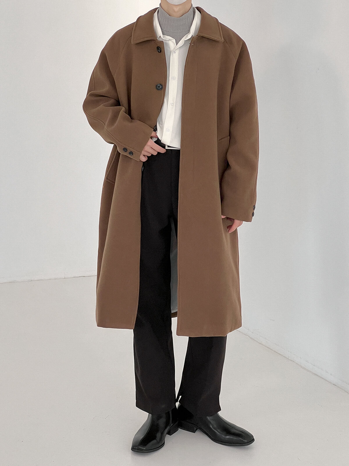 Пальто DAZO Studio Woolen Coat High Buttons (1)