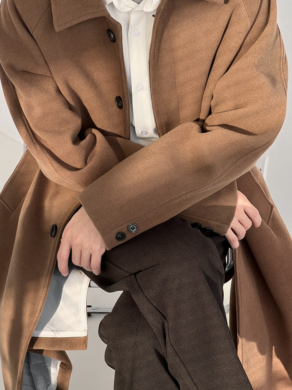 Пальто DAZO Studio Woolen Coat High Buttons (6)