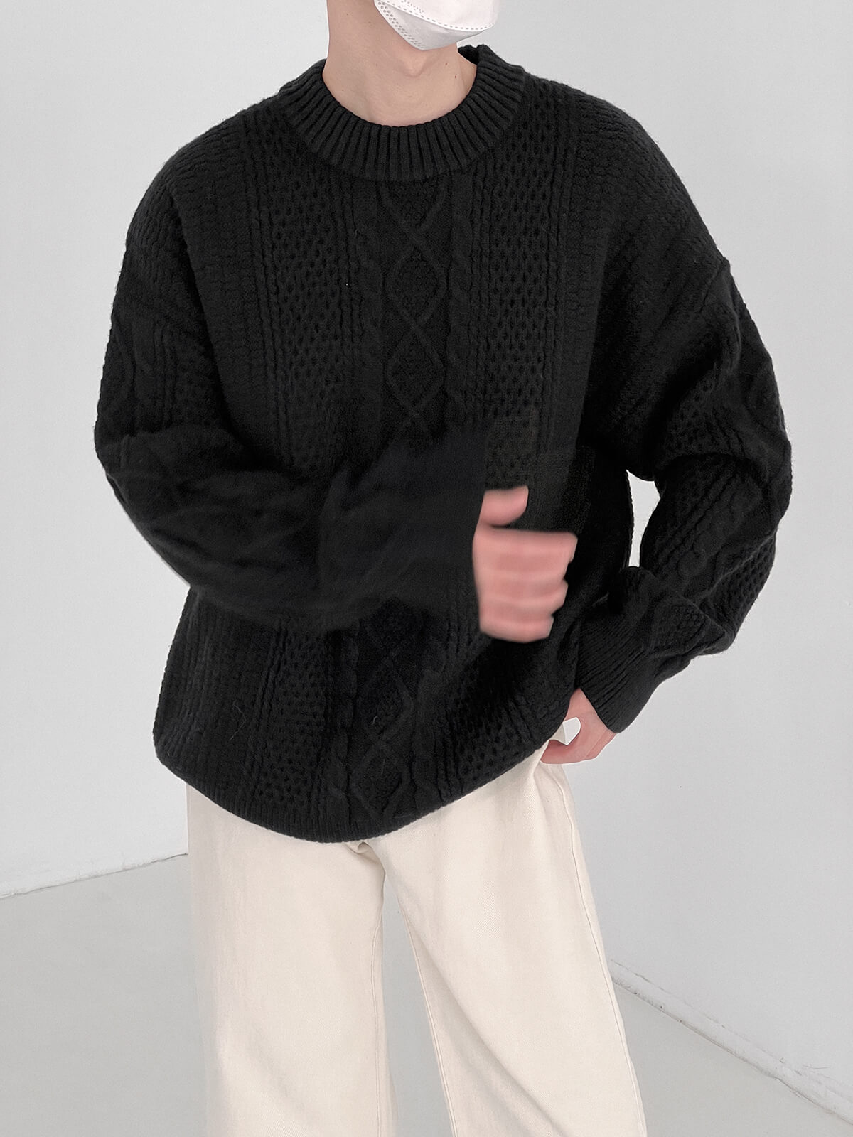 Свитер DAZO Studio Combination Knit Sweater (13)
