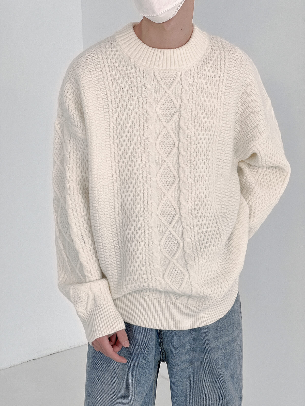 Свитер DAZO Studio Combination Knit Sweater (16)
