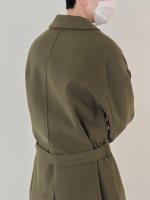 Пальто DAZO Studio Faux Wool Coat Buttons Inside (12)
