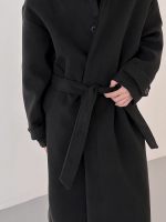 Пальто DAZO Studio Faux Wool Coat Buttons Inside (5)