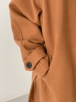 Пальто DAZO Studio No Button Faux Wool Coat (10)