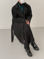 Пальто DAZO Studio No Button Faux Wool Coat (3)