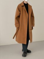 Пальто DAZO Studio No Button Faux Wool Coat (7)