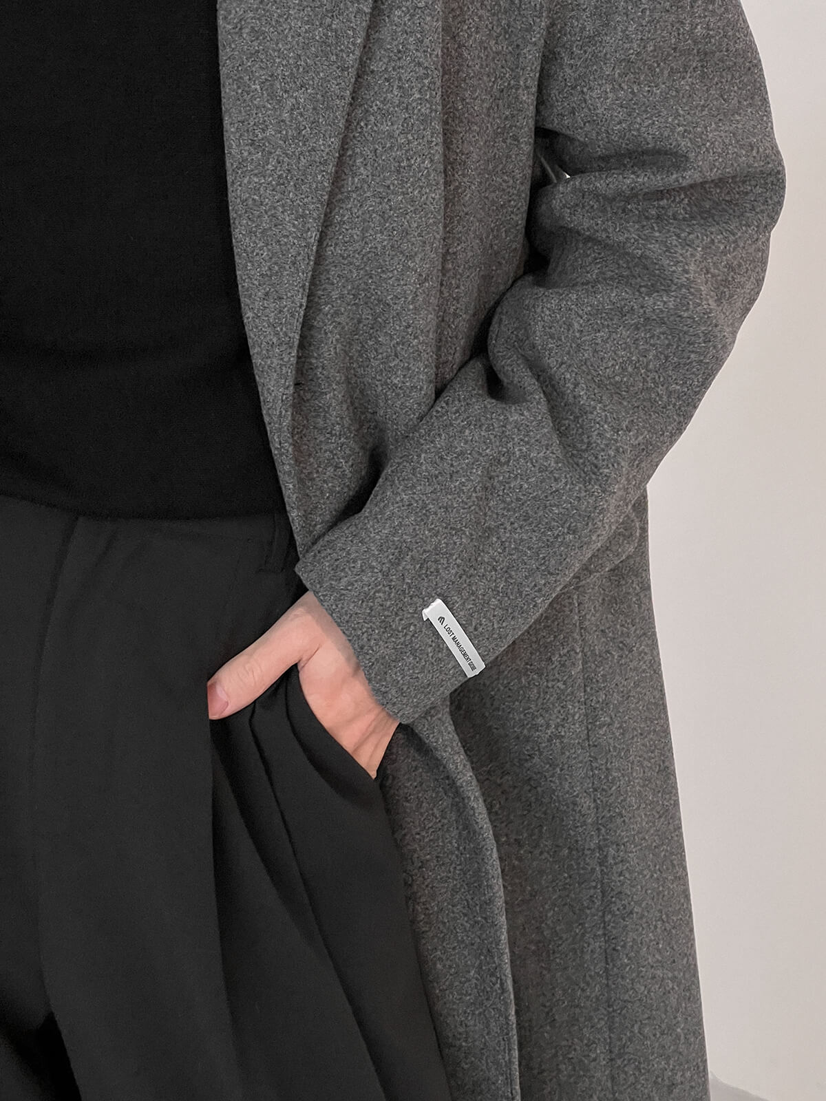 Пальто DAZO Studio Textured Faux Wool Coat (6)