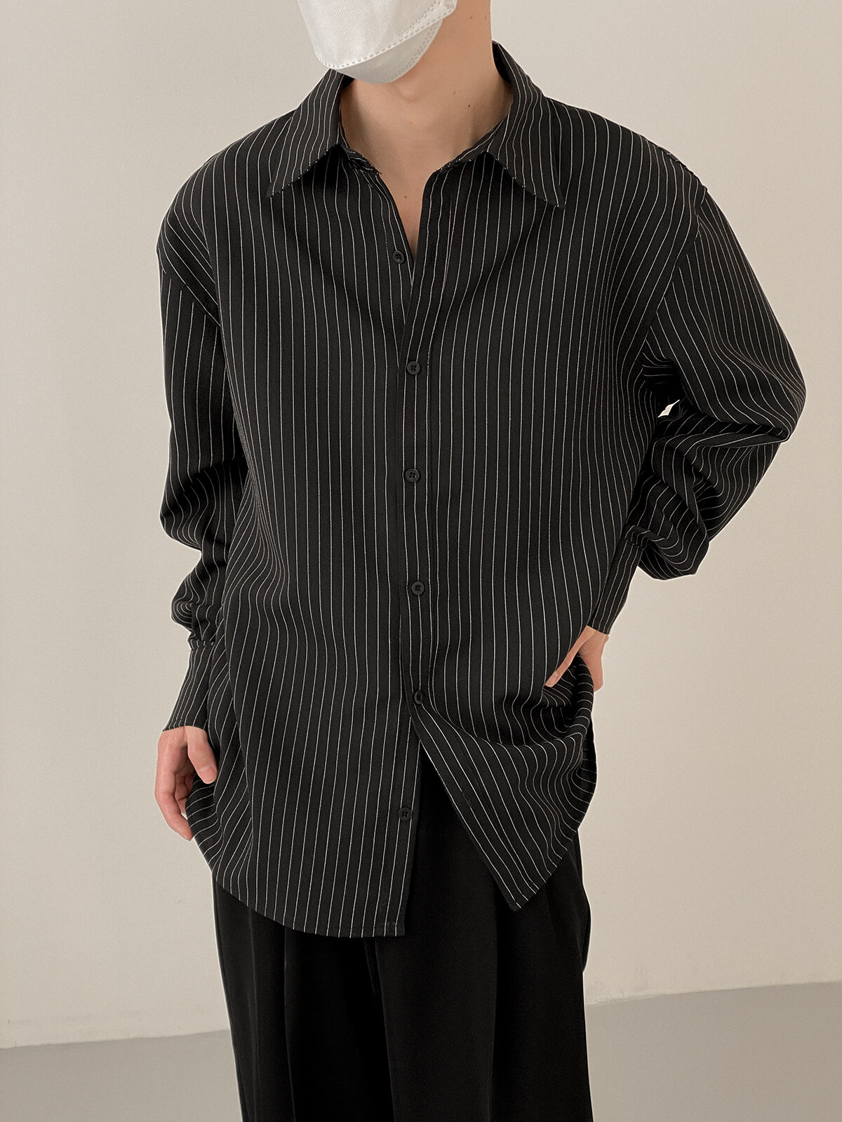 Рубашка DAZO Studio Neat Shirt Thin Vertical Lines (6)