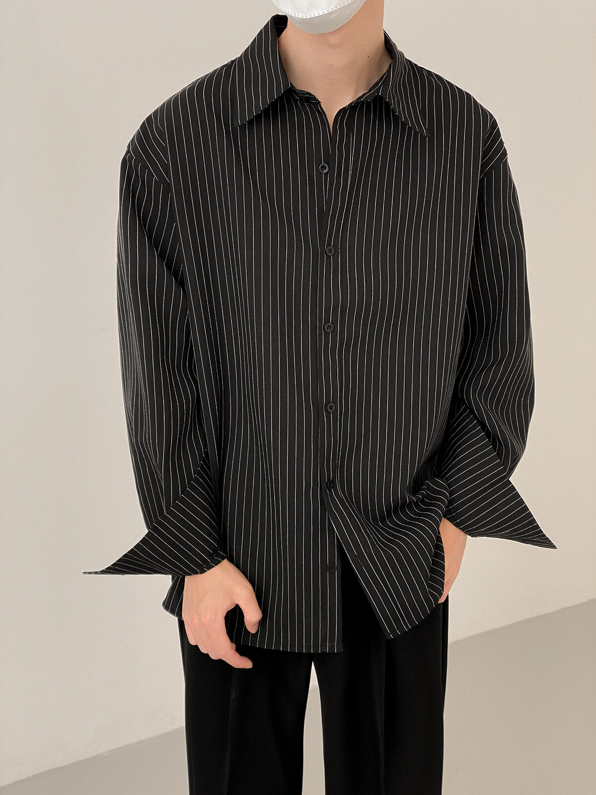Рубашка DAZO Studio Neat Shirt Thin Vertical Lines (9)