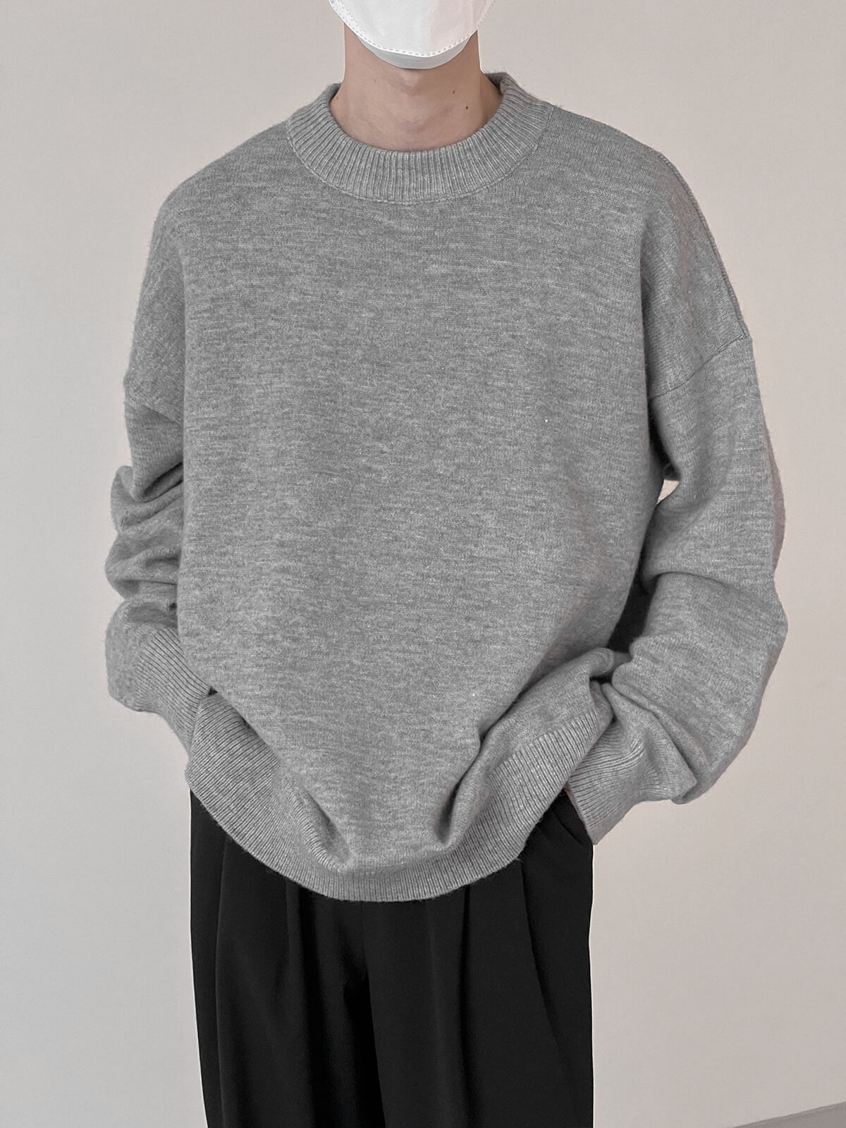 Свитер DAZO Studio Loose Solid Colored Lightweight Sweater (2)