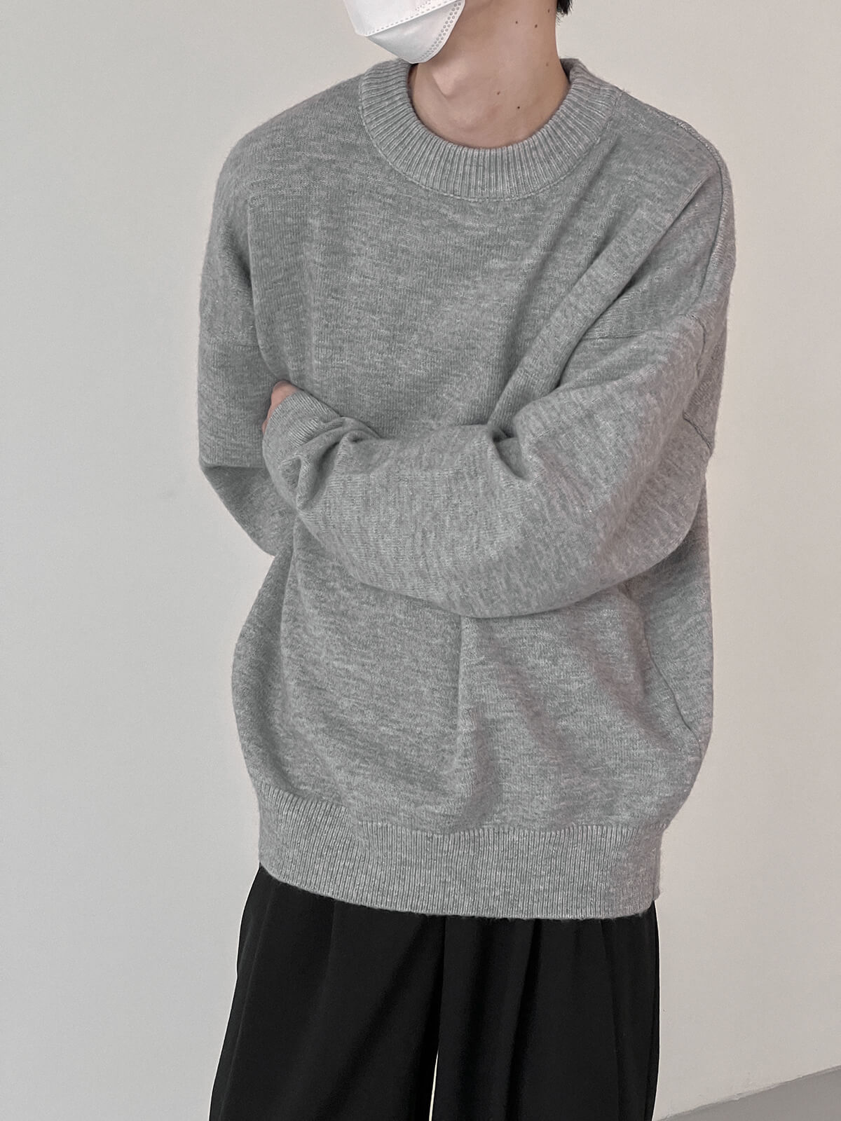 Свитер DAZO Studio Loose Solid Colored Lightweight Sweater (4)