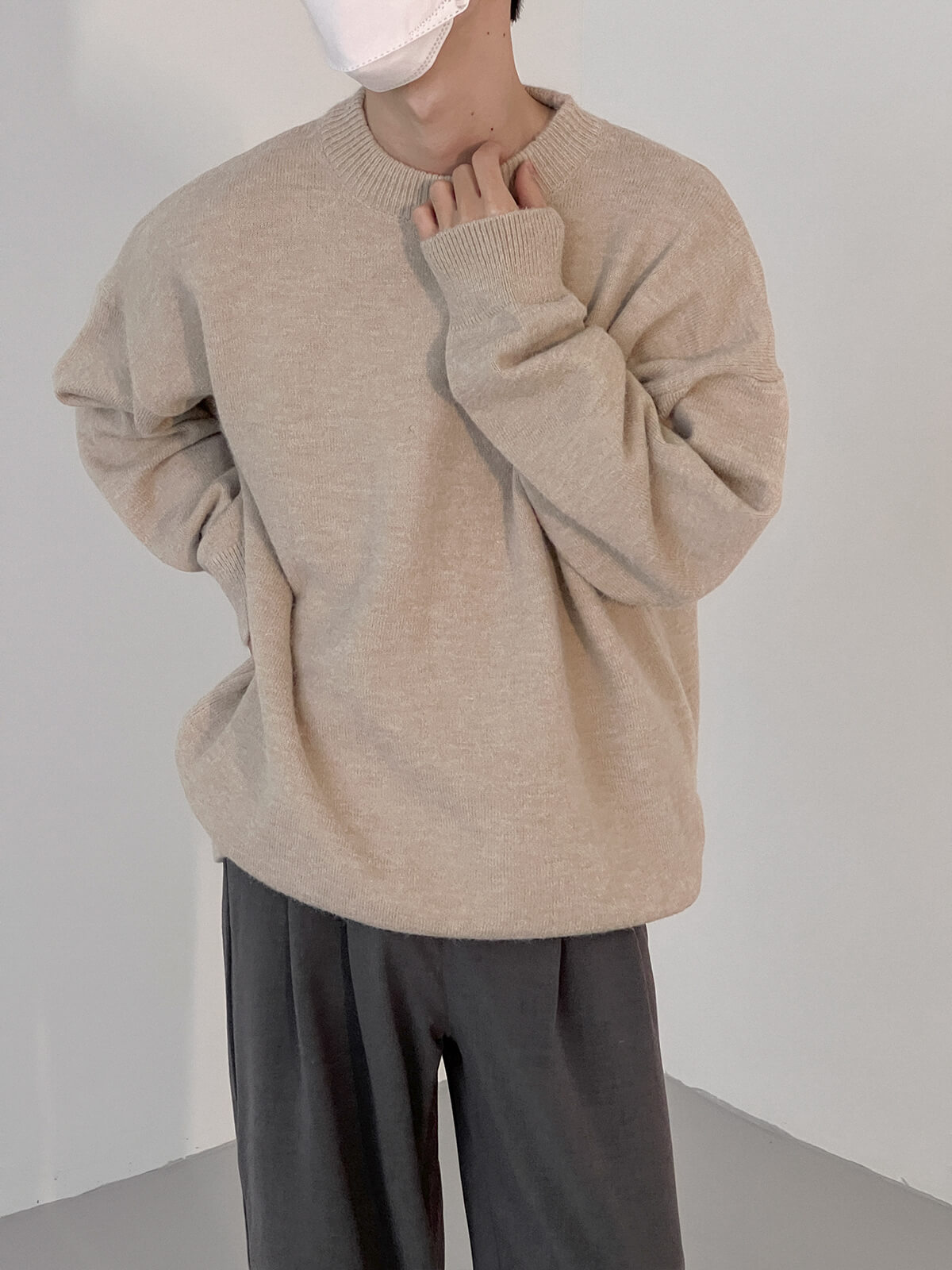 Свитер DAZO Studio Loose Solid Colored Lightweight Sweater (6)